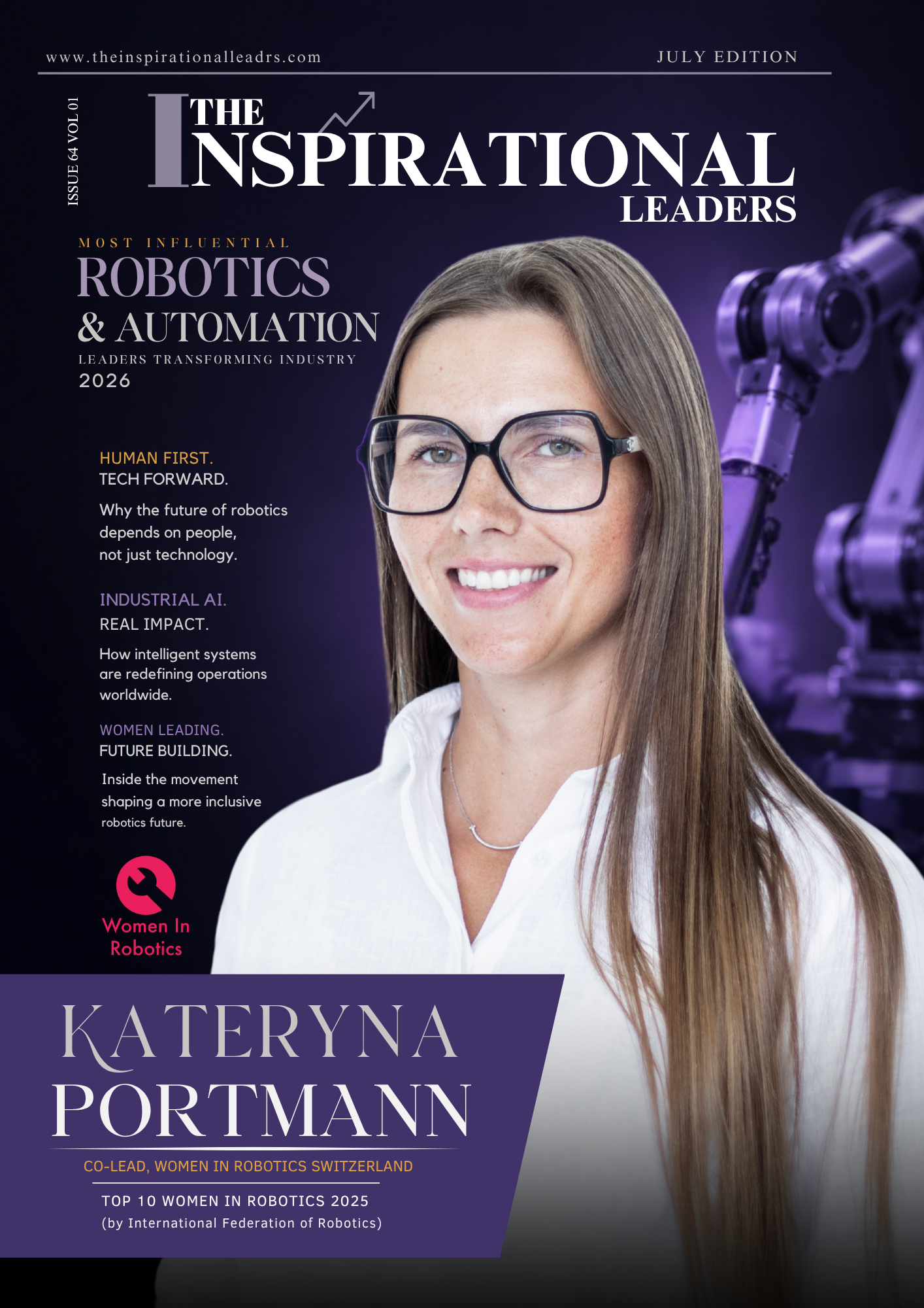 Kateryna Portmann Co‑Lead, Women in Robotics Switzerland | Senior Product Strategy & Product Marketing Leader